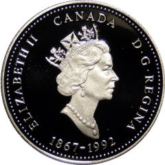 25 Cents - Elizabeth II Quebec, Silver Proof Issue