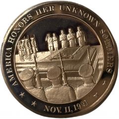 Medal - History of the United States America Honors Her Unknown Soldiers