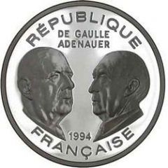 100 Francs General de Gaulle / Adenauer