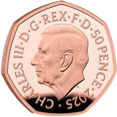 50 Pence - Charles III Stories of the Second World War, Gold Proof