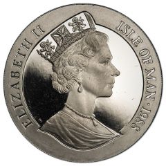 1/2 Crown - Elizabeth II Bicentenary of Australia, Platinum Proof