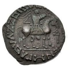 Tetradrachm - Vijayamitra In the name of Azes