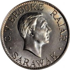 10 Cents - Charles V. Brooke Rajah