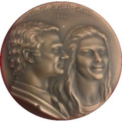 Medal - Carl XVI Gustav and Silvia Wedding