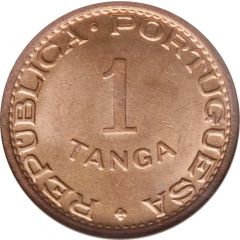 1 Tanga - Republic Lisboa mint
