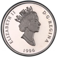 75 Dollars - Elizabeth II Peregrine Falcon, platinum
