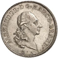 1 Thaler - Christian Frederick Charles Alexander Konventionstaler
