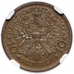 10 Zlotys Boleslaus I the Brave Trial Strike