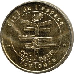 Monnaie de Paris Tourist Token - Toulouse Cité de l`Espace - Station spatiale MIR