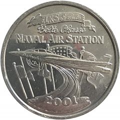 Mardi Gras Token - Elks Krewe of Gretna - Bell Chase Naval Air Station New Orleans, Louisiana