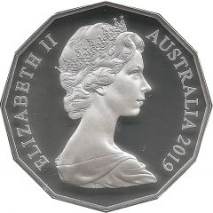 50 Cents - Elizabeth II 2nd Portrait - Dodecagonal type - Silver Proof