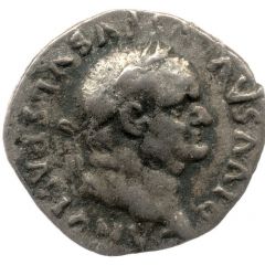 Quinarius - Vespasian VICTORIA AVGVST, Victory