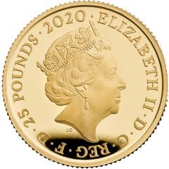25 Pounds - Elizabeth II James Bond - II, Gold Proof