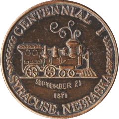 Token - Syracuse, Nebraska Centennial