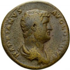Sestertius - Hadrian RESTITVTORI GALLIAE S C, Gallia