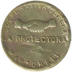 2 Pesetas - Cooperativa Obrera La Protectora