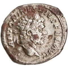 Denarius - Caracalla P M TR P XVI COS IIII P P, Serapis