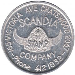 Token - Scandia Stamp Company 50c Discount