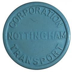 11/2 Pence - Nottingham Postmen Transportation Token