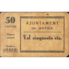 50 Céntimos Batea