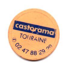 Jeton de chariot - Castorama Tourainee