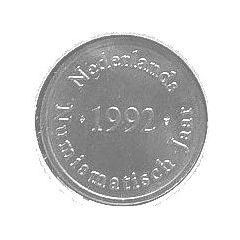 Royal Dutch Mint Set Token Dutch Numismatisch Year 1992