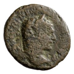 As - Caracalla P M TR P XVIIII COS IIII P P S C, Jupiter and Victory