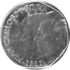 500 Pesetas - Juan Carlos I steel,portraits