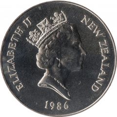 1 Dollar - Elizabeth II 3rd Portrait, Royal Visit