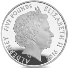 5 Pounds - Elizabeth II 1966 FIFA World Cup, Silver