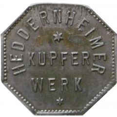 50 Pfennig - Heddernheim Kupfer Werk