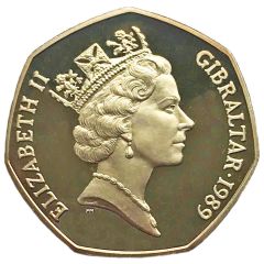 50 Pence - Elizabeth II Christmas, Gold Proof