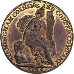 Birmingham Coining And Copper Halfpenny