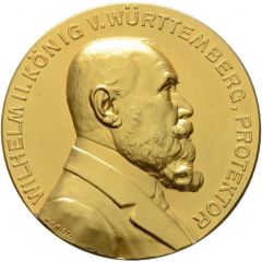 Prize medal of the Spring Gardening Exhibition in Stuttgart - Wilhelm II