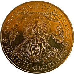 Tourist token - Monnaie de Paris - Cathédrale de Monaco - Voute de Marie la Glorieuse