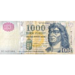 1000 Forint with EURion stars