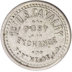 5 Cents - 1st U.S. Cavalry Post Exchange Fort Meade, South Dakota