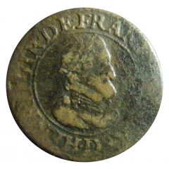 Double Tournois - Henri IV Lyon mint, 2nd type