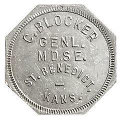 1 Dollar - C. Blocker St. Benedict, Kansas