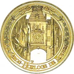 Jeton touristique - Prune - Le gros horloge de Rouen