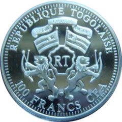 100 Francs CFA Elephant