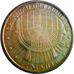 Monnaie de Paris Tourist Token - Lunéville Château des Lumières