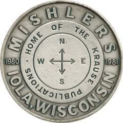 Token - Mishlers Iola, Wisconsin