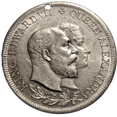 Token - Edward VII and Alexandra Coronation Aberdeen