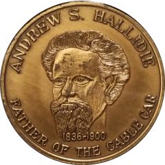 Medal - Andrew Smith Hallidie San Francisco, California