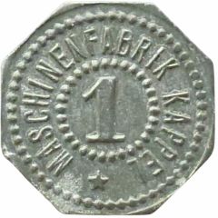 1 Pfennig - Kappel Maschinenfabrik