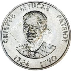 Token - Shell Famous Americans Coin Game Crispus Attucks