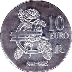 10 Euros François Mitterrand