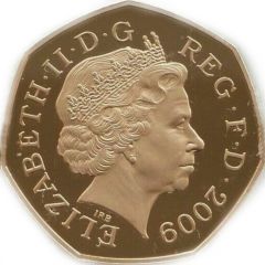 50 Pence - Elizabeth II D-Day Anniversary, Gold Proof