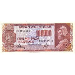 10 Centavos de Boliviano overprinted on P# 171